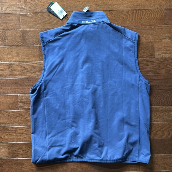 NWT Ralph Lauren RLX Soft Shell Poly Golf Vest Full Zip w/Baltusrol Logo - Picture 7 of 10